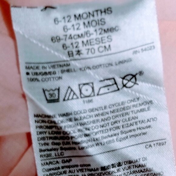 NWT GAP Floral flutter dress in Floral Pink. - Picture 12 of 13